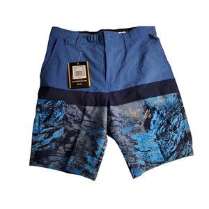 Realtree Mens Grey Mirage Hybrid Fishing Short Size S (28/30) New with tags